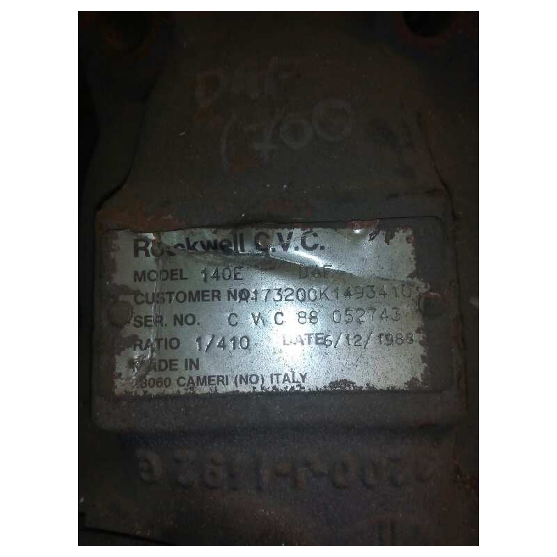 Recambio de grupo para daf trucks f 1700 fa 1700 dns (212cv) referencia OEM IAM 140E 173200K1493410 1/410/ 10X41 2