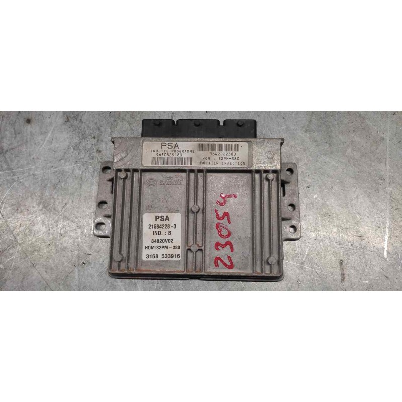 Recambio de centralita motor uce para citroën c3 1.4 premier referencia OEM IAM 9642222380 9650825180 