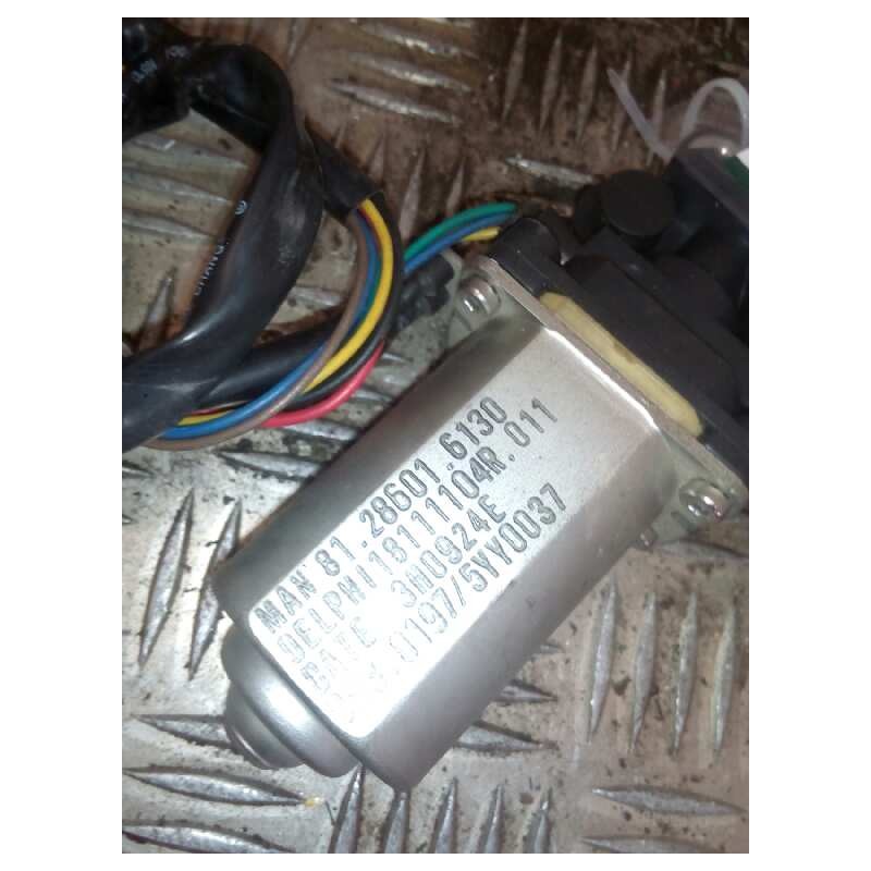 Recambio de motor elevalunas delantero izquierdo para man tg - a 18.460 12.8 diesel referencia OEM IAM 81286016130 - Amarillo 2
