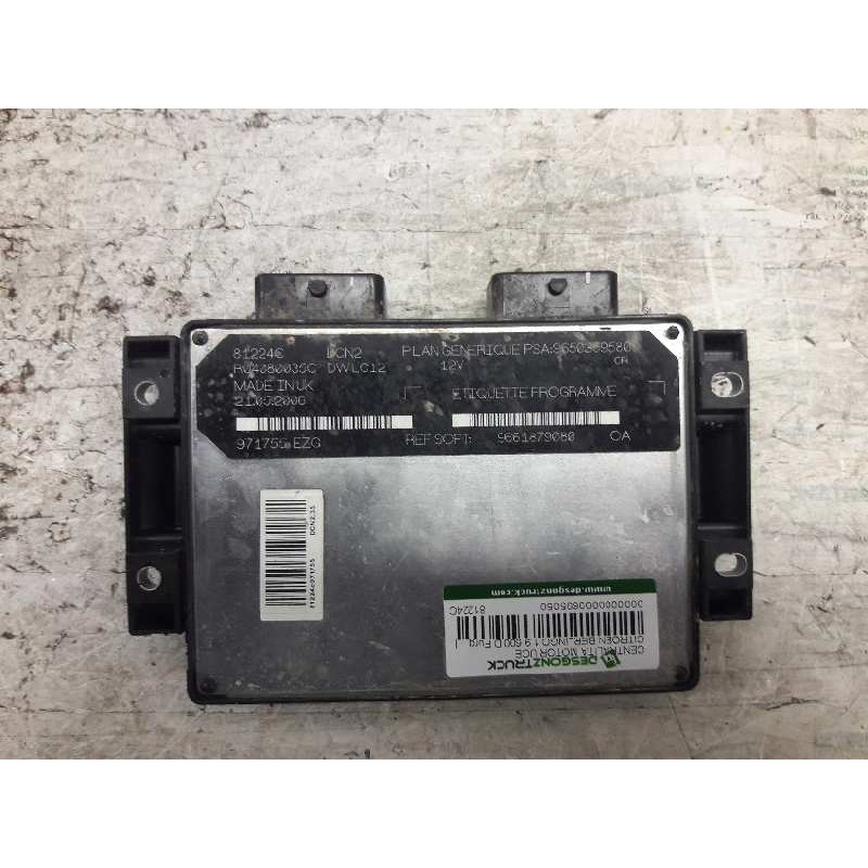 Recambio de centralita motor uce para citroën berlingo 1.9 600 d furg. referencia OEM IAM 81224C R04080035C DWLC12 - Blanco 2