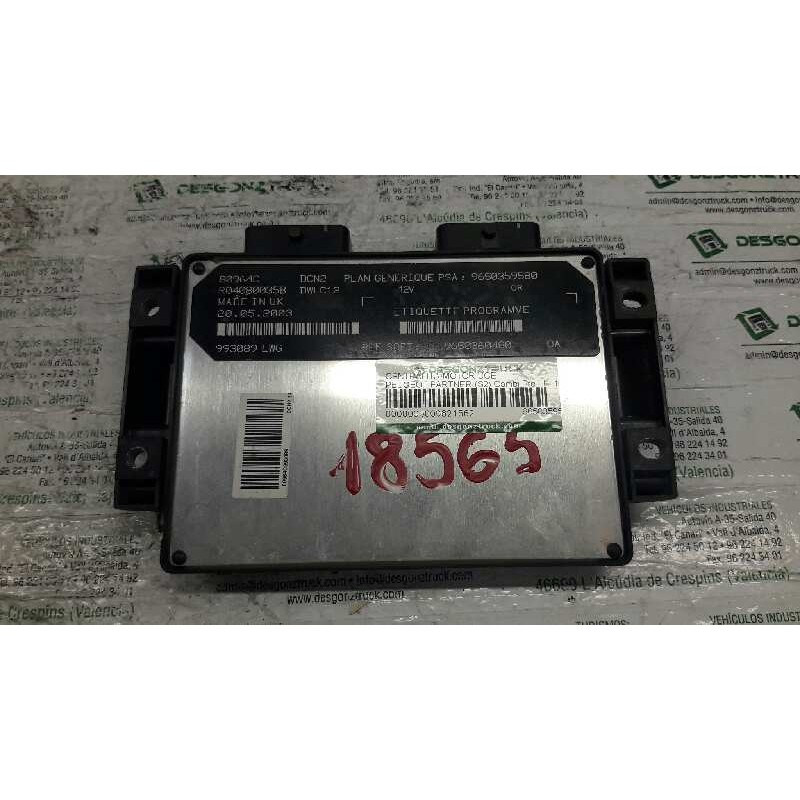 Recambio de centralita motor uce para peugeot partner (s2) combi pro referencia OEM IAM 9650359580 - Blanco 3