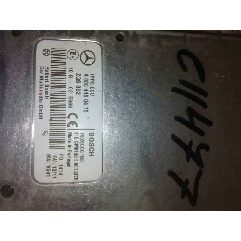 Recambio de modulo electronico para mercedes-benz actros bm 963.450 2-achser 1845 4x2 sattelzugmaschine l bigspace referencia OE - Blanco 2