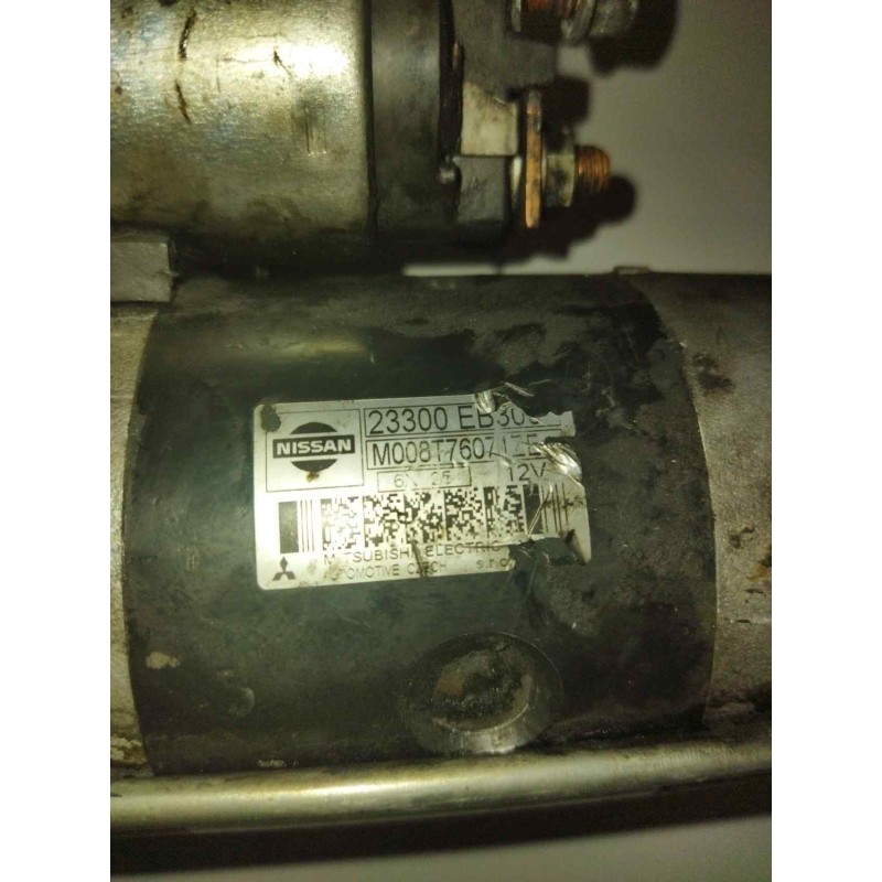Recambio de motor arranque para nissan cabstar 09.06 2.5 diesel referencia OEM IAM 23300EB30A M008T6071ZE - Blanco 2
