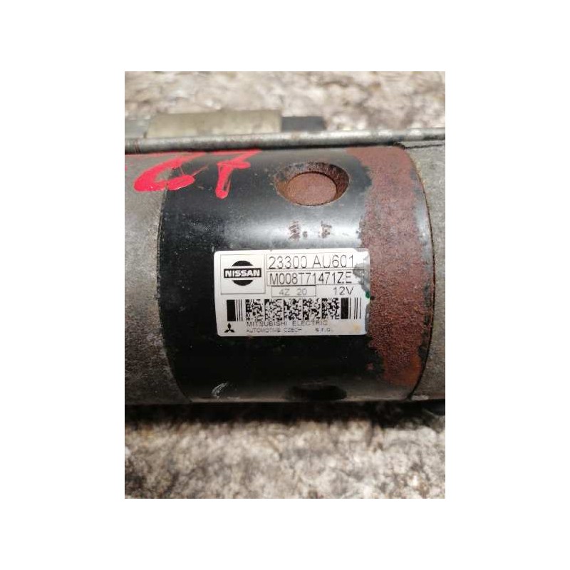 Recambio de motor arranque para nissan almera (n16/e) acenta referencia OEM IAM 23300AU601 M008T71471ZE 12 DIENTES - Negro 2