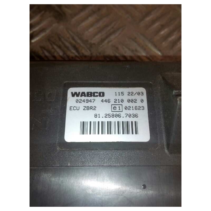 Recambio de modulo electronico para man tg - a 18.460 12.8 diesel referencia OEM IAM 81258067036 4462100020 CENTRALITA ECU - Amarillo 2