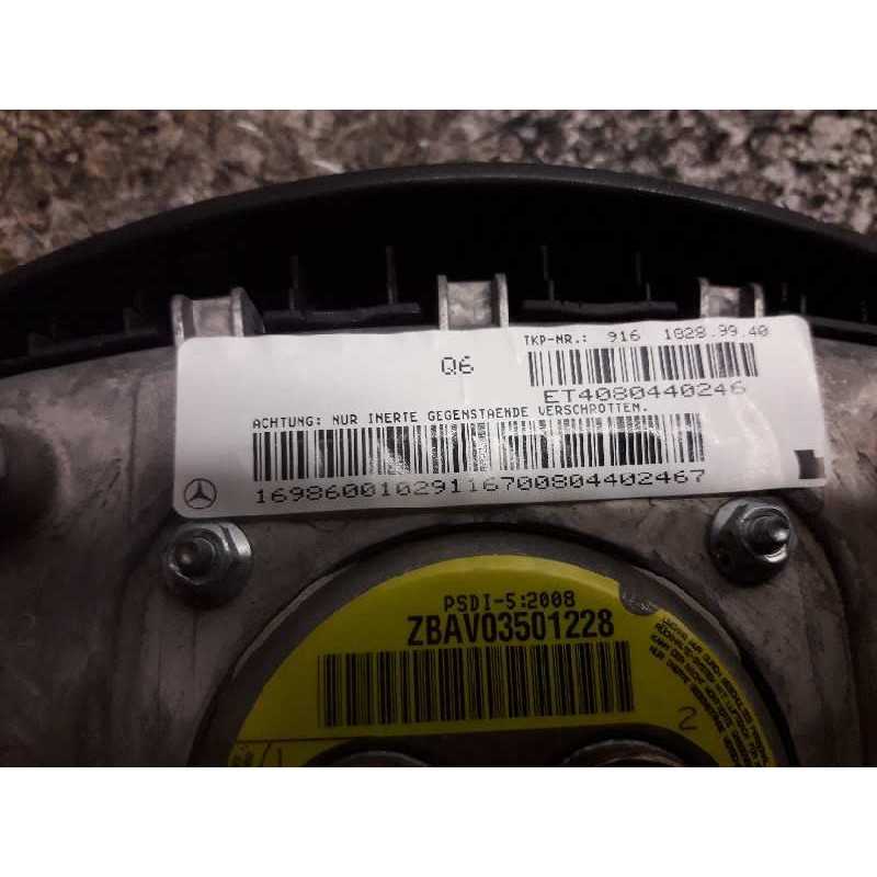 Recambio de airbag delantero izquierdo para mercedes-benz clase a (w169) a 180 cdi (169.007) referencia OEM IAM 16986001029 9161 - Gris 3