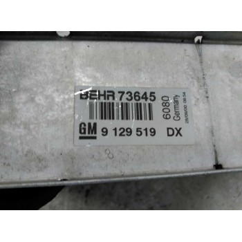 Recambio de intercooler para opel astra g berlina club referencia OEM IAM 9129519 BEHR73645 
