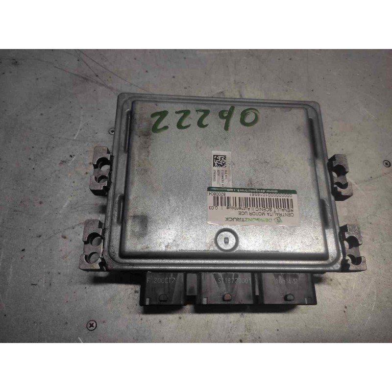 Recambio de centralita motor uce para renault scenic ii authentique referencia OEM IAM 8200804775 8200807626 S122326113A - Azul 4