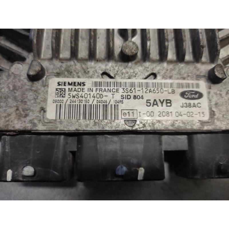 Recambio de centralita motor uce para ford fiesta (cbk) ambiente referencia OEM IAM 3S6112A650LB 5WS40140DT - Azul 2