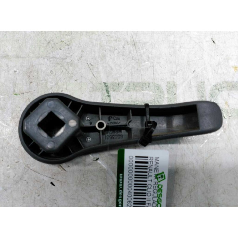 Recambio de maneta reguladora respaldo asiento para renault clio ii fase i (b/cbo) 1.9 d referencia OEM IAM MP4616 - Amarillo 2