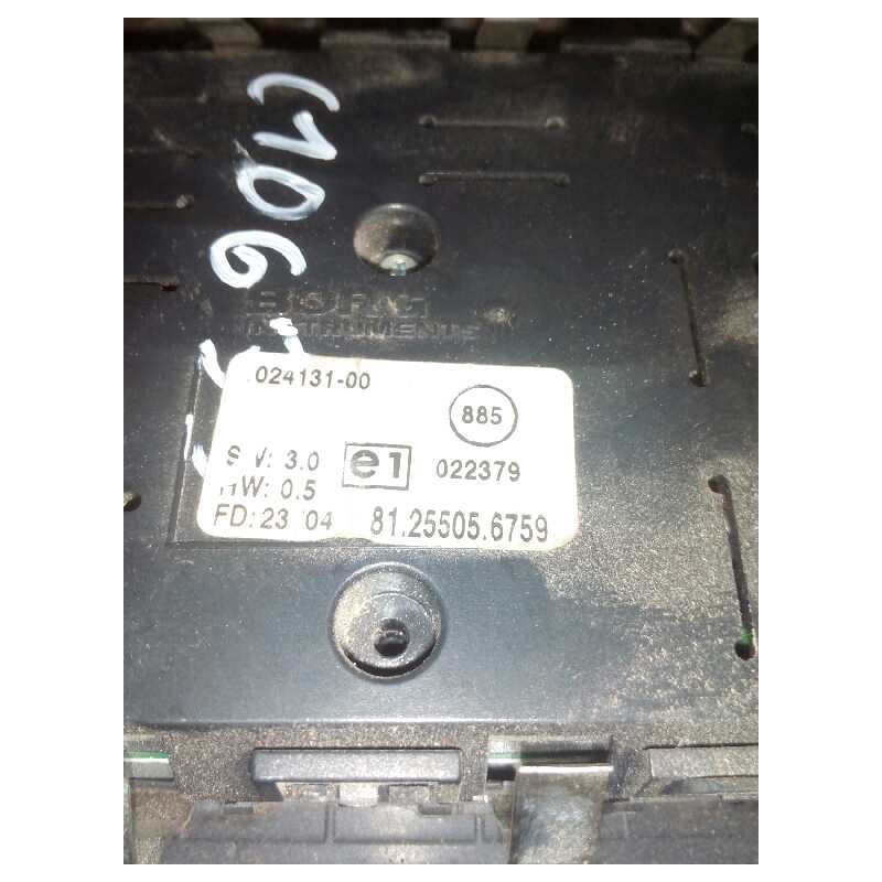 Recambio de mando radio para man tg - a 18.480 12.4 diesel referencia OEM IAM 81255056759 - Negro 3