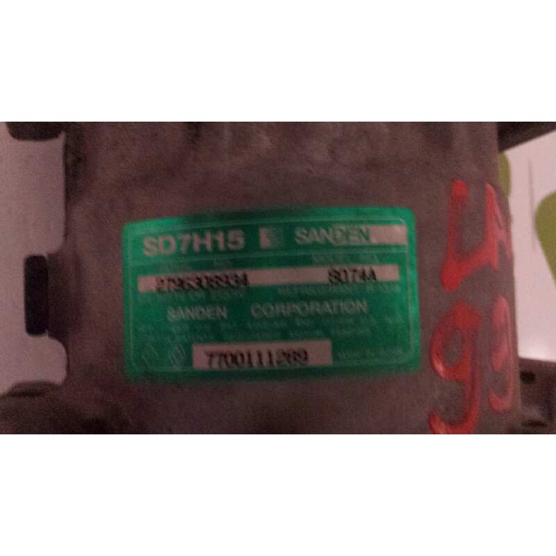 Recambio de compresor aire acondicionado para renault laguna (b56) referencia OEM IAM SANDEN SD7H15 7700111289 2796308934 2