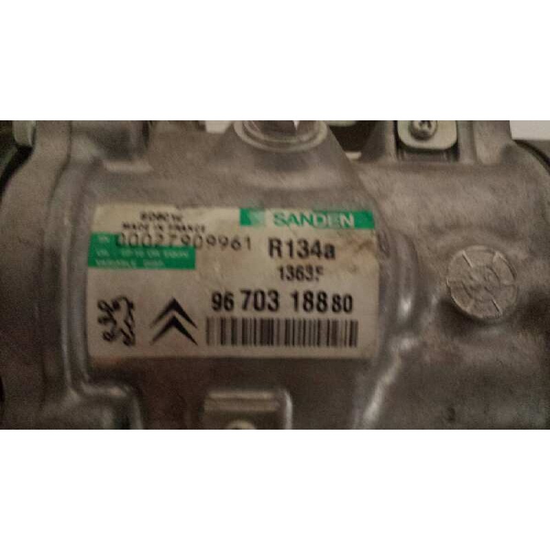 Recambio de compresor aire acondicionado para peugeot 207 1.4 16v cat (kfu / et3j4) referencia OEM IAM SANDEN 9670318880 2