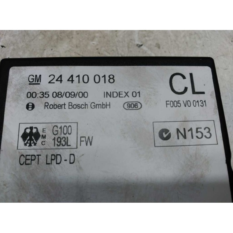 Recambio de modulo electronico para opel astra g berlina club referencia OEM IAM 3