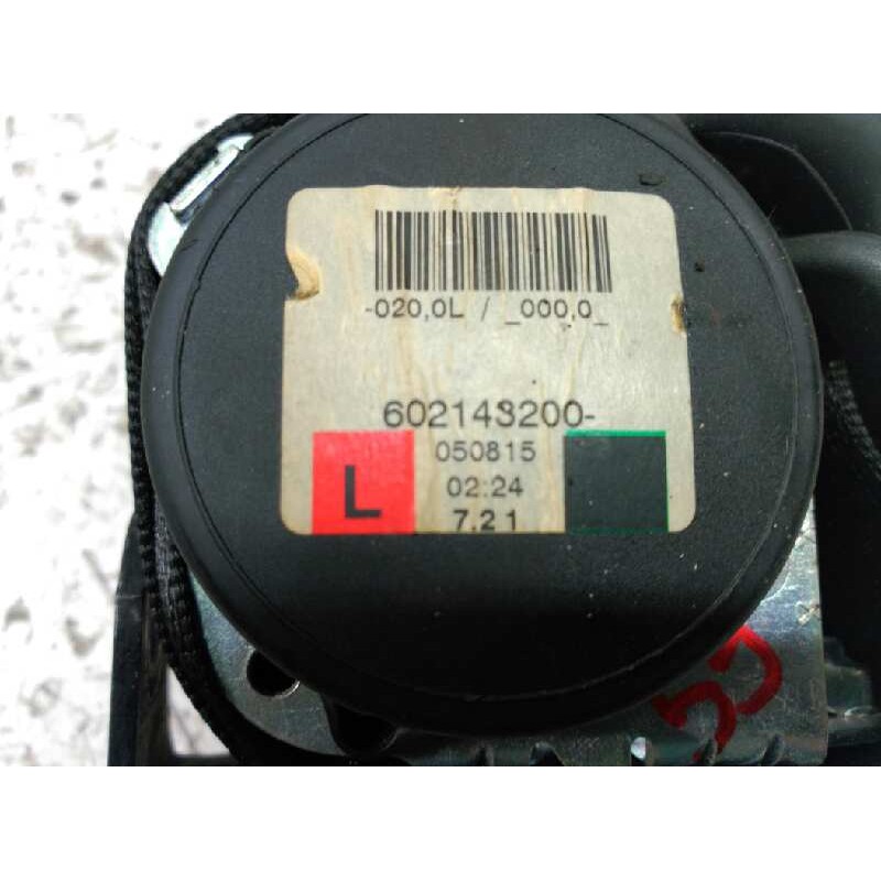 Recambio de cinturon seguridad trasero izquierdo para opel astra gtc cosmo referencia OEM IAM 602143200 - Negro 4