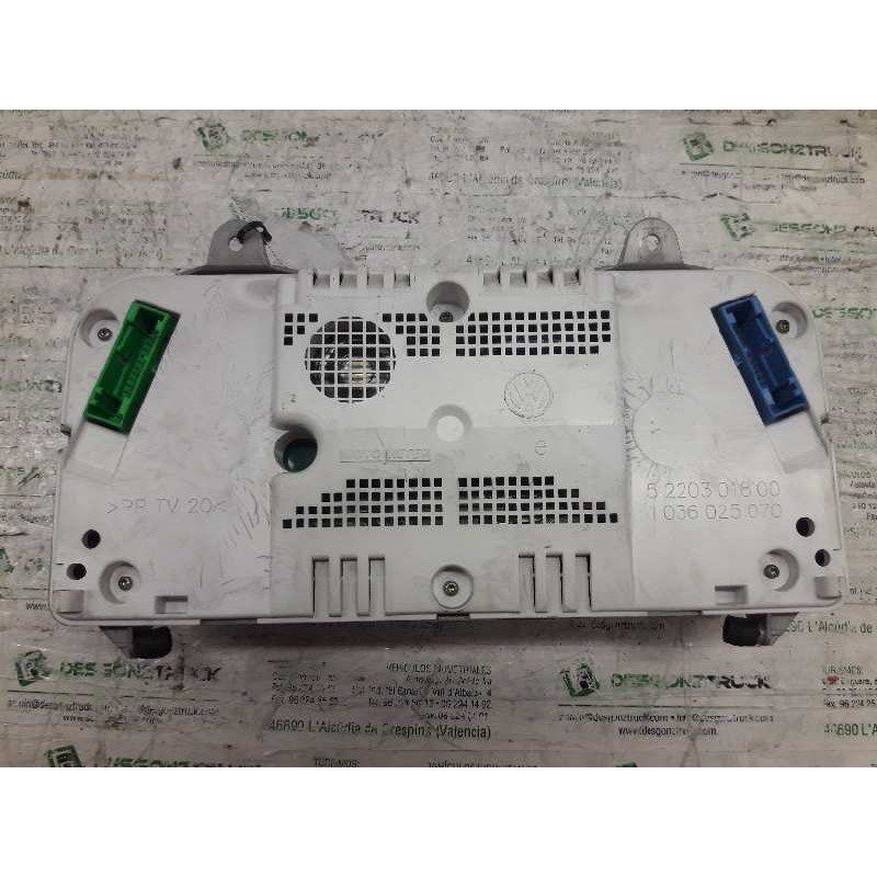 Recambio de cuadro instrumentos para volkswagen polo berlina (6n2) trendline referencia OEM IAM - Azul 4