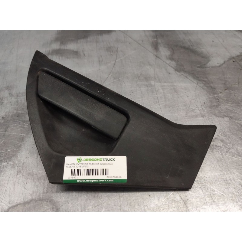 Recambio de maneta exterior trasera izquierda para nissan juke (f15) 1.5 dci referencia OEM IAM 82607BA61A - Negro 2