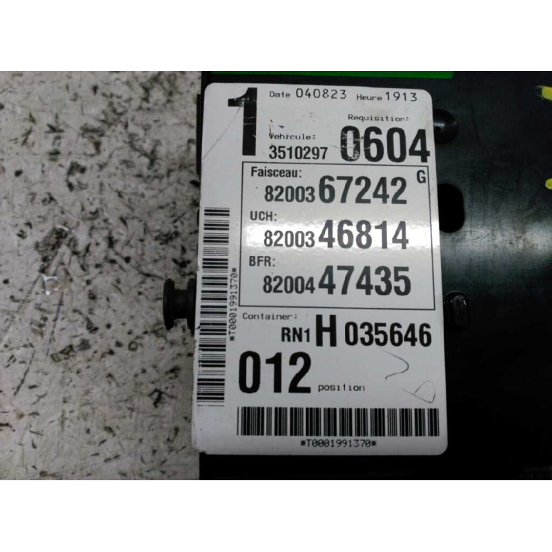 Recambio de caja reles / fusibles para renault laguna ii grandtour (kg0) referencia OEM IAM 8200004201E 8200447435 4