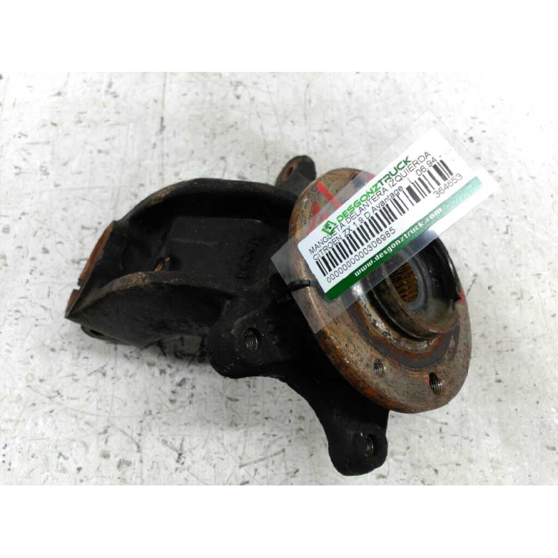Recambio de mangueta delantera izquierda para citroën zx 1.9 d avantage referencia OEM IAM 364653 - Blanco