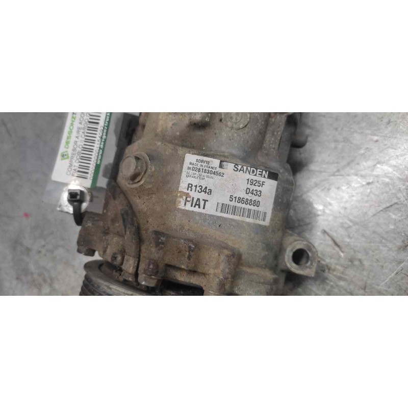 Recambio de compresor aire acondicionado para fiat doblo ii cargo (263) furgón sx referencia OEM IAM 51868880 02818304562 - Blanco 3