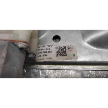 Recambio de elevalunas trasero derecho para nissan qashqai (j11) acenta referencia OEM IAM 82700HV00C 6 PINS 