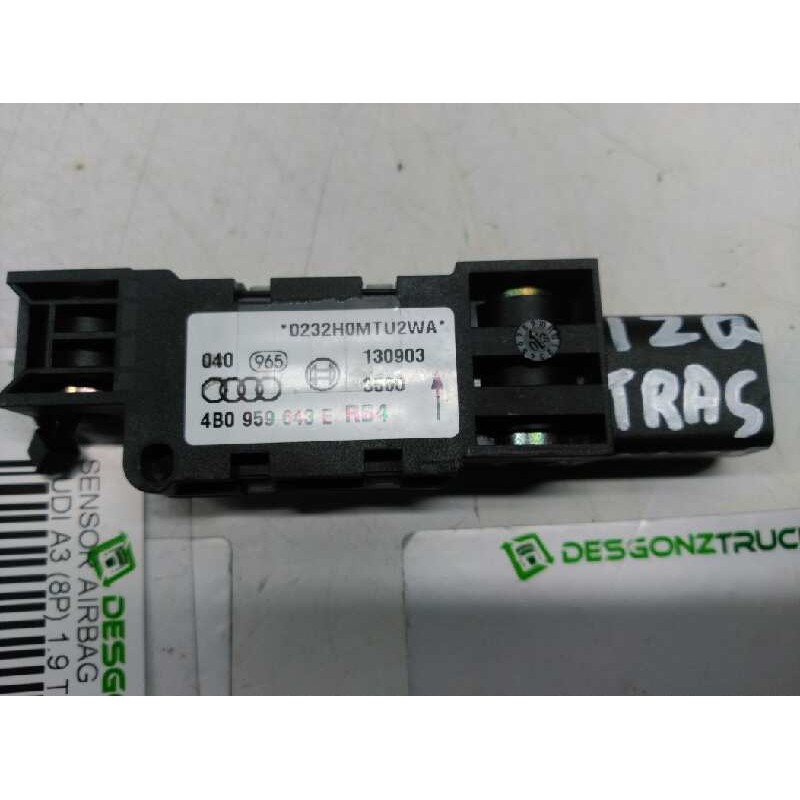 Recambio de sensor airbag para audi a3 (8p) 1.9 tdi ambiente referencia OEM IAM 4B0959643E - Azul 2