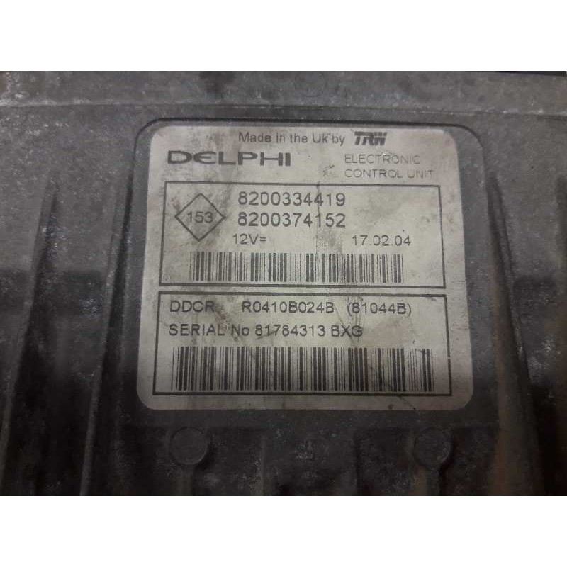 Recambio de centralita motor uce para renault megane ii classic berlina confort authentique referencia OEM IAM  8200374152 - Rojo 4