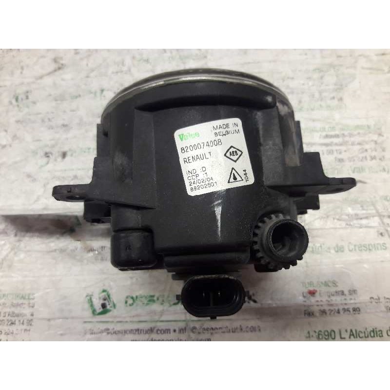 Recambio de faro antiniebla izquierdo para renault megane ii classic berlina confort authentique referencia OEM IAM - Rojo 2
