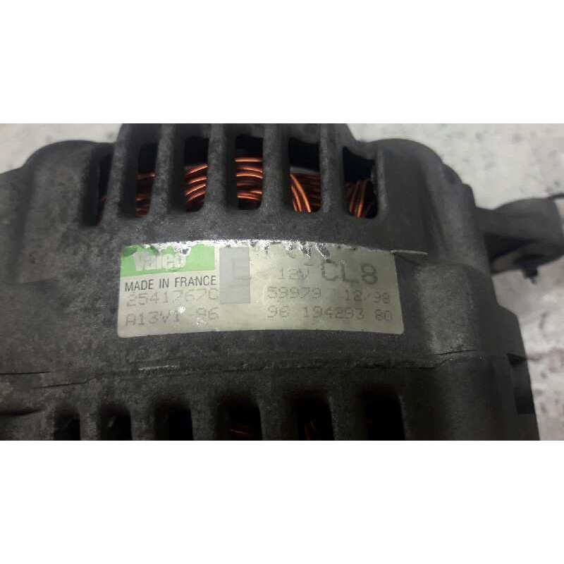 Recambio de alternador para citroën saxo 1.1 monaco referencia OEM IAM 25417670 2