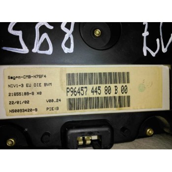 Recambio de cuadro instrumentos para citroën xsara berlina 1.9 d sx referencia OEM IAM   