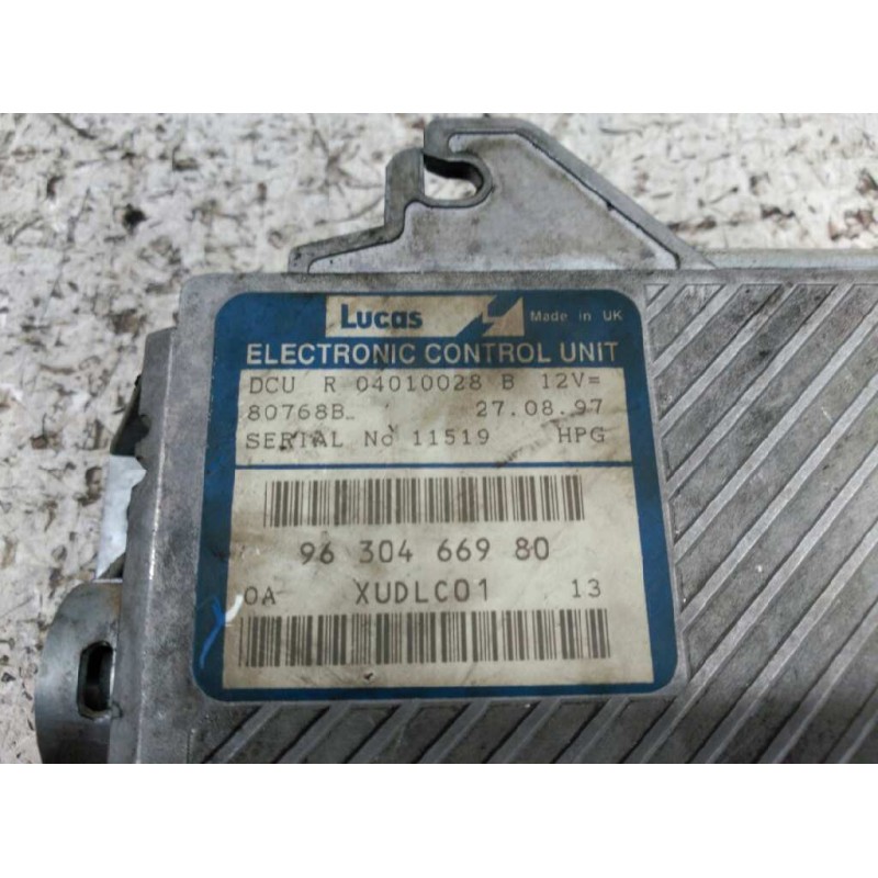 Recambio de centralita motor uce para peugeot 406 berlina (s1/s2) svdt referencia OEM IAM - Azul 2