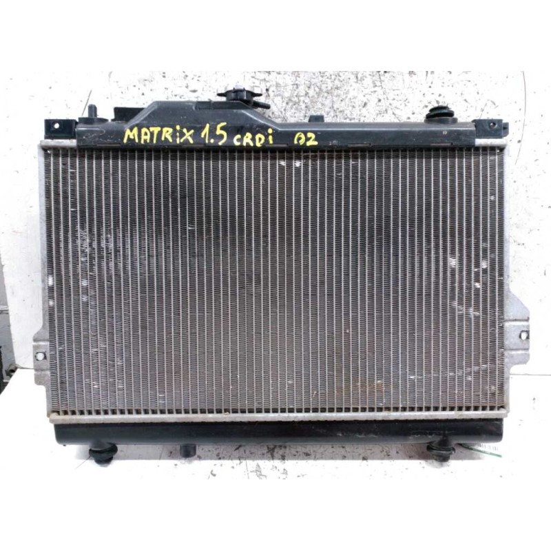 Recambio de radiador agua para hyundai matrix (fc) 1.5 crdi gls referencia OEM IAM - Verde 4