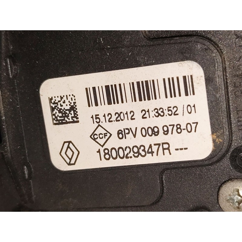 Recambio de pedal acelerador para renault clio iv (bh_) 0.9 tce 90 referencia OEM IAM 180029347R - Blanco 2