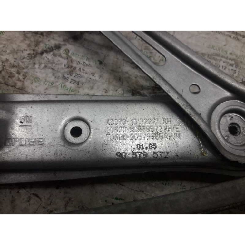 Recambio de elevalunas delantero derecho para opel zafira a blue line referencia OEM IAM 0130821769 - Negro 3