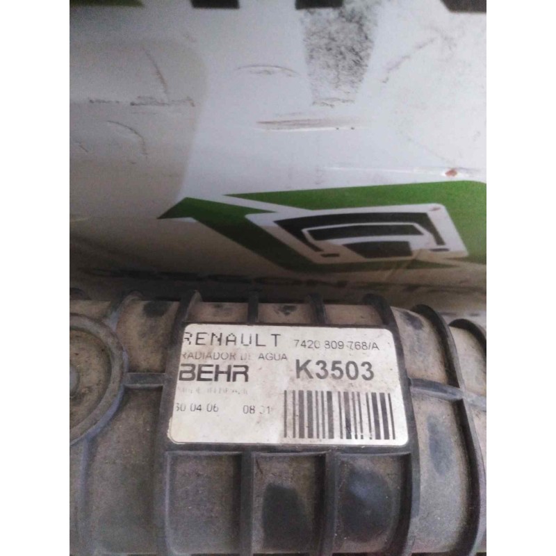 Recambio de radiador agua para renault midlum 4.8 diesel referencia OEM IAM 7420809768 7420809828 - Blanco 2