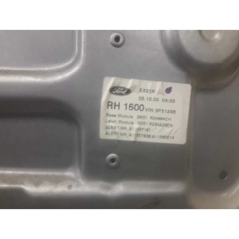 Recambio de elevalunas trasero derecho para ford focus c-max (cap) ambiente (d) referencia OEM IAM 3M51R24994CH - Gris 2