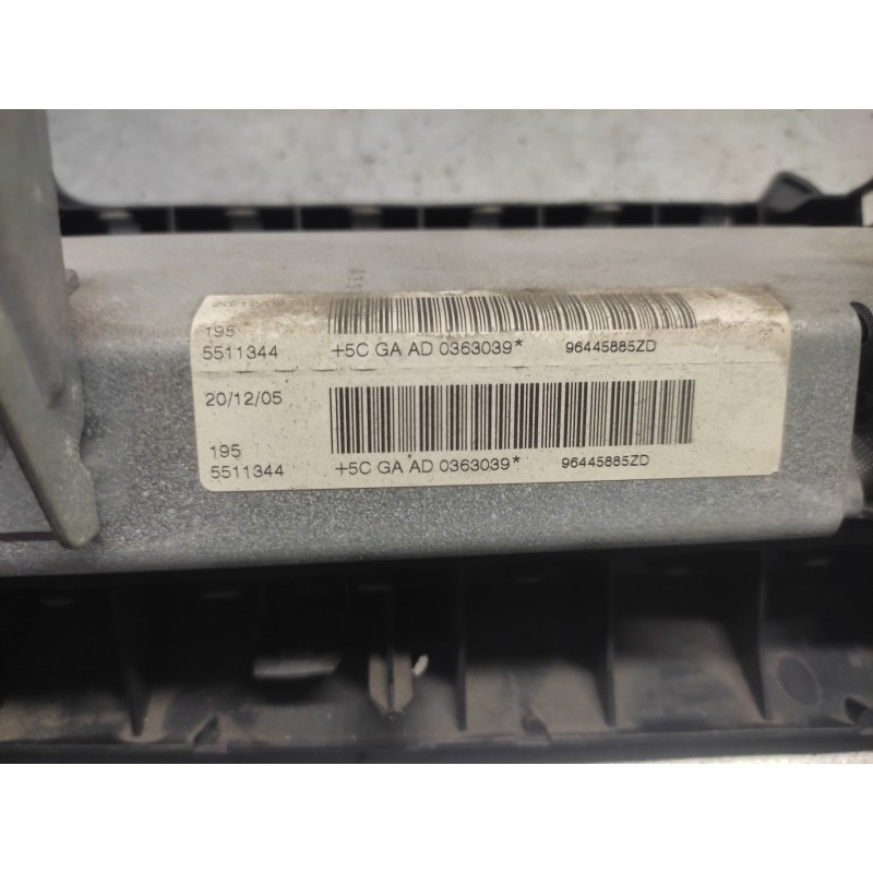 Recambio de airbag delantero izquierdo para peugeot 407 sr confort referencia OEM IAM 96445885ZD AIRBAG DE RODILLA - Azul 3