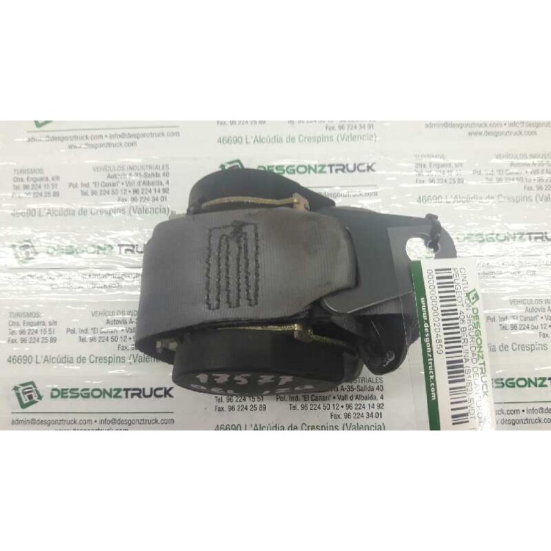 Recambio de cinturon seguridad delantero izquierdo para peugeot 406 berlina (s1/s2) svdt referencia OEM IAM - Verde 2