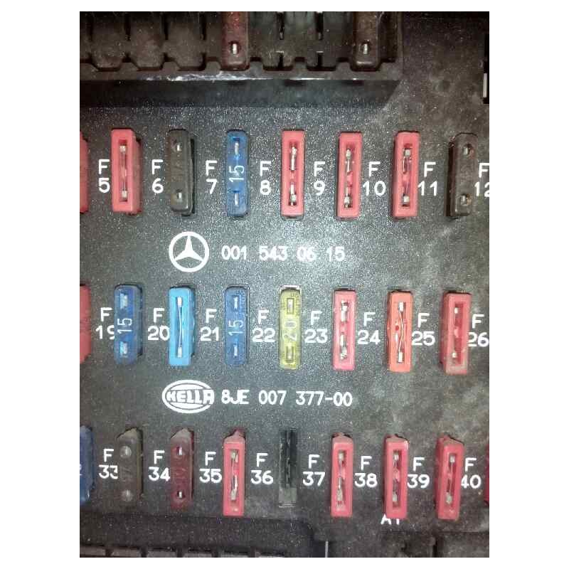 Recambio de caja reles / fusibles para mercedes-benz actros 2-ejes 6-cil. serie/bm 1835 (4x2) om 501 la l (largo) referencia OEM - Blanco 2