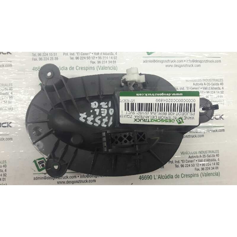 Recambio de maneta interior delantera izquierda para peugeot 406 berlina (s1/s2) svdt referencia OEM IAM 9616307577 - Verde 2