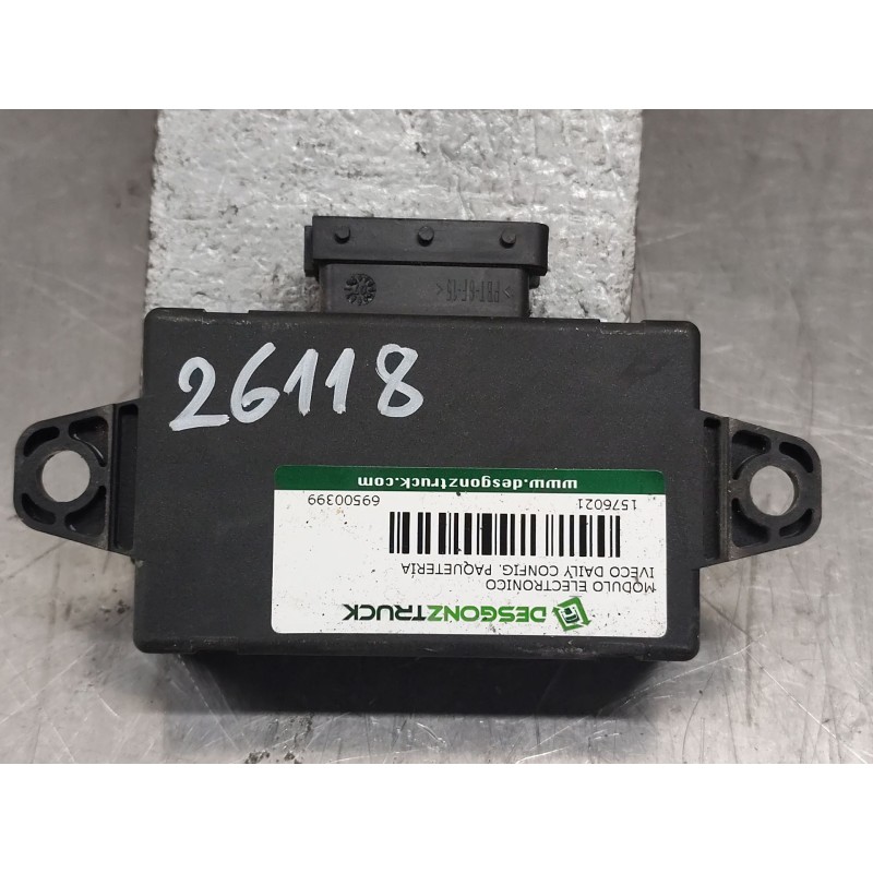 Recambio de modulo electronico para iveco daily config. paquetería cabina simple 35s... batalla 3750 referencia OEM IAM 69500399 - Blanco 3