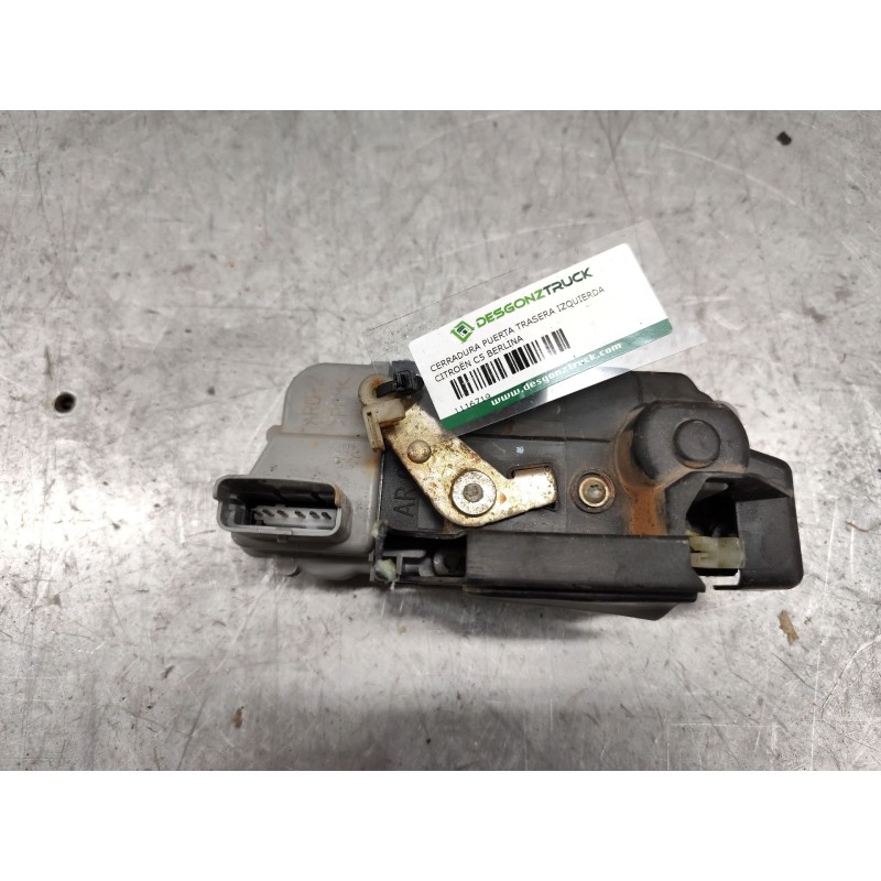 Recambio de cerradura puerta trasera izquierda para citroën c5 berlina collection referencia OEM IAM  6 PINS - Negro 2