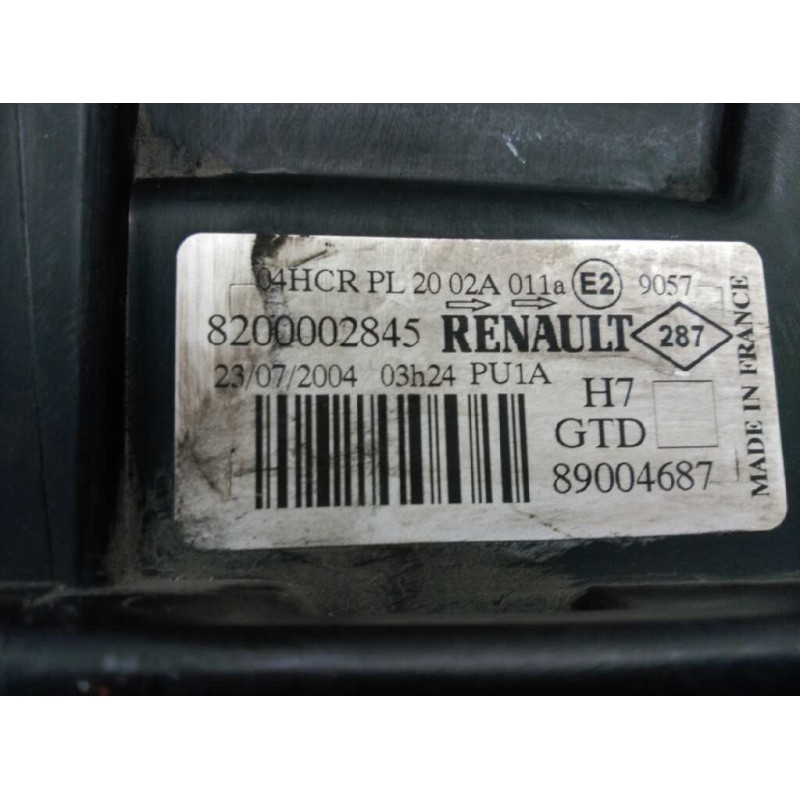 Recambio de faro izquierdo para renault laguna ii grandtour (kg0) referencia OEM IAM 8200002845 3
