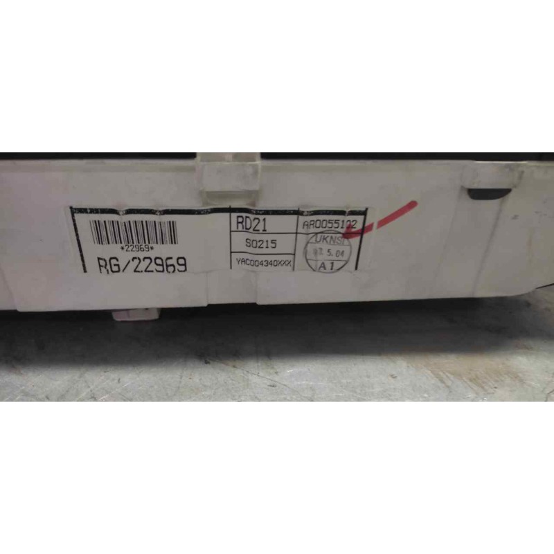 Recambio de cuadro instrumentos para mg serie 45 (t/rt) classic referencia OEM IAM AR0055102 - Gris 2