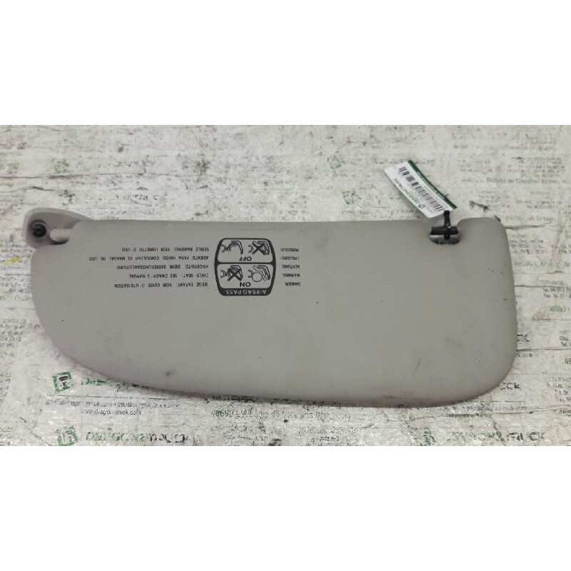 Recambio de parasol derecho para peugeot 206 berlina xt referencia OEM IAM - Azul 2