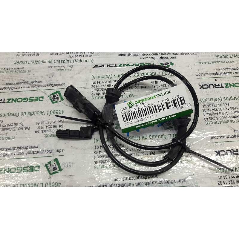 Recambio de captador abs para renault scenic ii authentique referencia OEM IAM TRA DER TRASERO DERECHO 