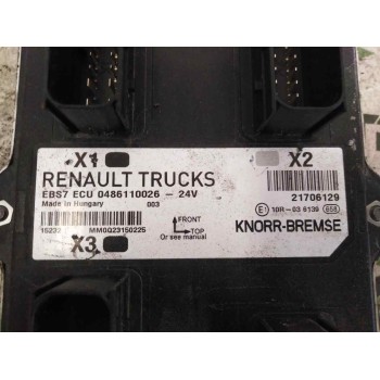 Recambio de modulo electronico para renault serie t fg 4x2 cabina high-sleeper referencia OEM IAM 7421706129 21706129 0486110026