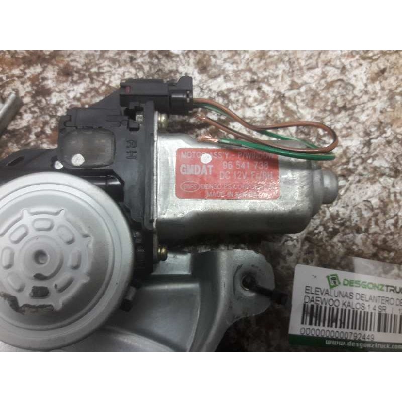 Recambio de elevalunas delantero derecho para daewoo kalos 1.4 sr referencia OEM IAM 96541738 - Rojo 2