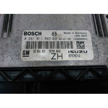 Recambio de centralita motor uce para opel astra gtc cosmo referencia OEM IAM 55556829 587080646 0281011943