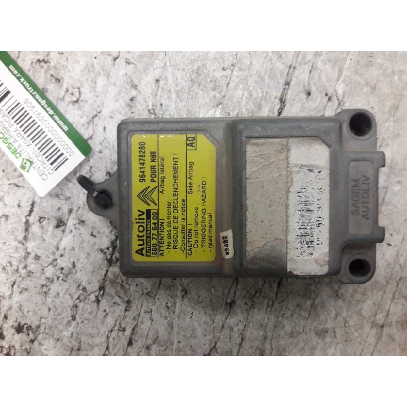Recambio de centralita airbag para citroën xsara picasso 1.6 16v exclusive referencia OEM IAM 9641478280  